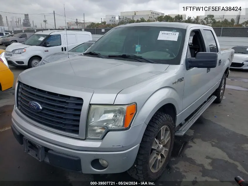 1FTFW1CF5EFA38424 2014 Ford F-150 Stx