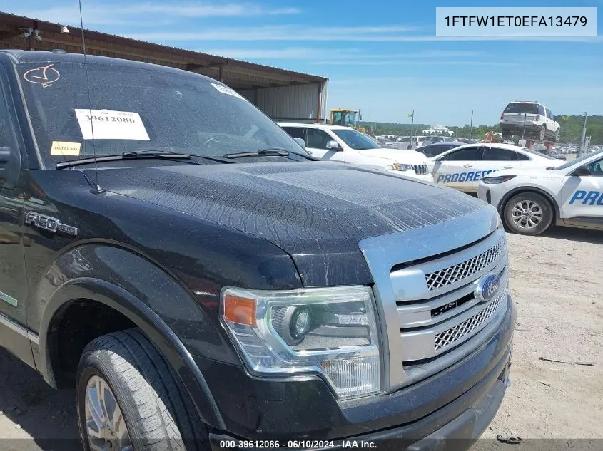 2014 Ford F-150 Platinum VIN: 1FTFW1ET0EFA13479 Lot: 39612086