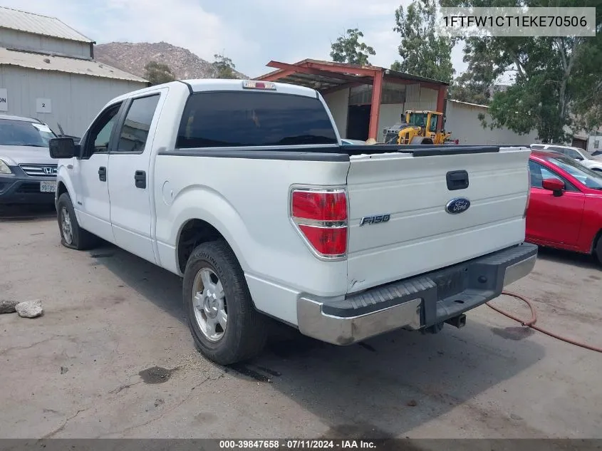 2014 Ford F-150 Xlt VIN: 1FTFW1CT1EKE70506 Lot: 40307495