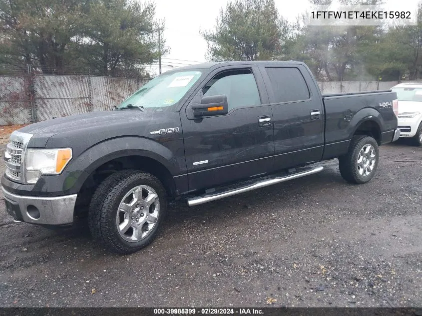 2014 Ford F-150 Xlt VIN: 1FTFW1ET4EKE15982 Lot: 39985399