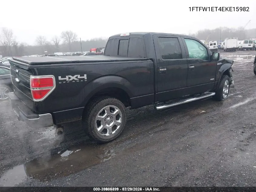 1FTFW1ET4EKE15982 2014 Ford F-150 Xlt