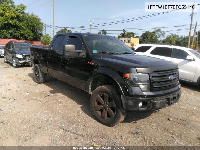 2014 Ford F-150 Fx4 VIN: 1FTFW1EF7EFC55146 Lot: 39997059