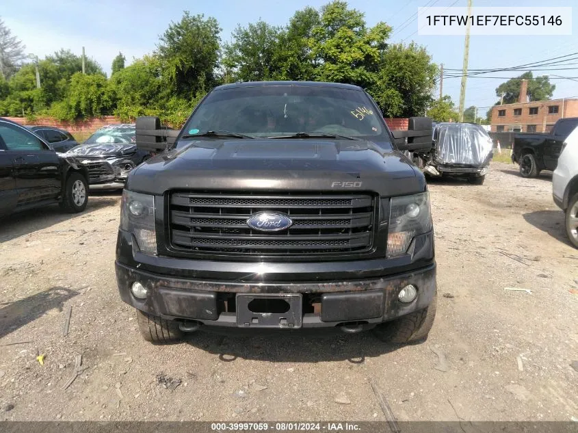 2014 Ford F-150 Fx4 VIN: 1FTFW1EF7EFC55146 Lot: 39997059