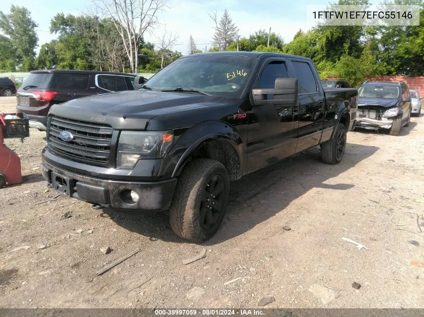 2014 Ford F-150 Fx4 VIN: 1FTFW1EF7EFC55146 Lot: 39997059