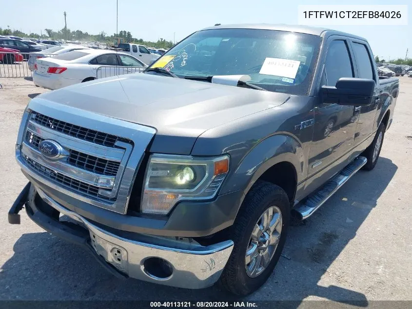 1FTFW1CT2EFB84026 2014 Ford F-150 Xlt