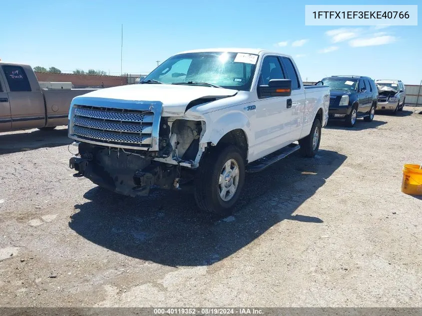 2014 Ford F-150 Xlt VIN: 1FTFX1EF3EKE40766 Lot: 40119352