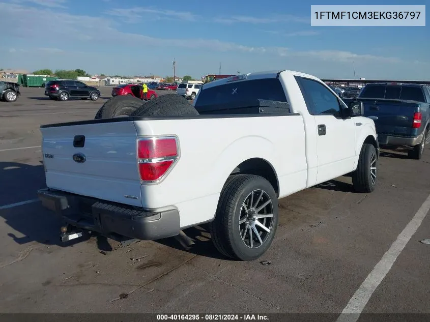 2014 Ford F150 VIN: 1FTMF1CM3EKG36797 Lot: 40164295