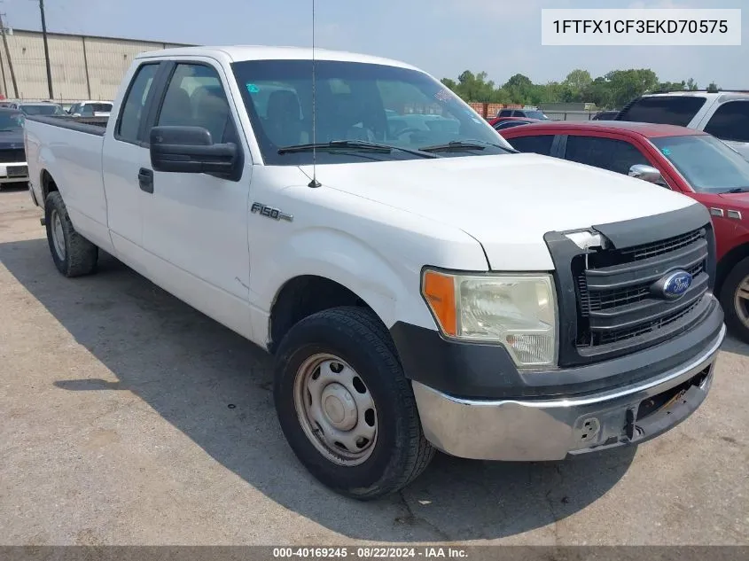 2014 Ford F-150 Xl VIN: 1FTFX1CF3EKD70575 Lot: 40169245