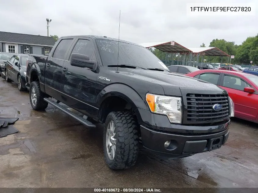 2014 Ford F-150 Stx VIN: 1FTFW1EF9EFC27820 Lot: 40169672