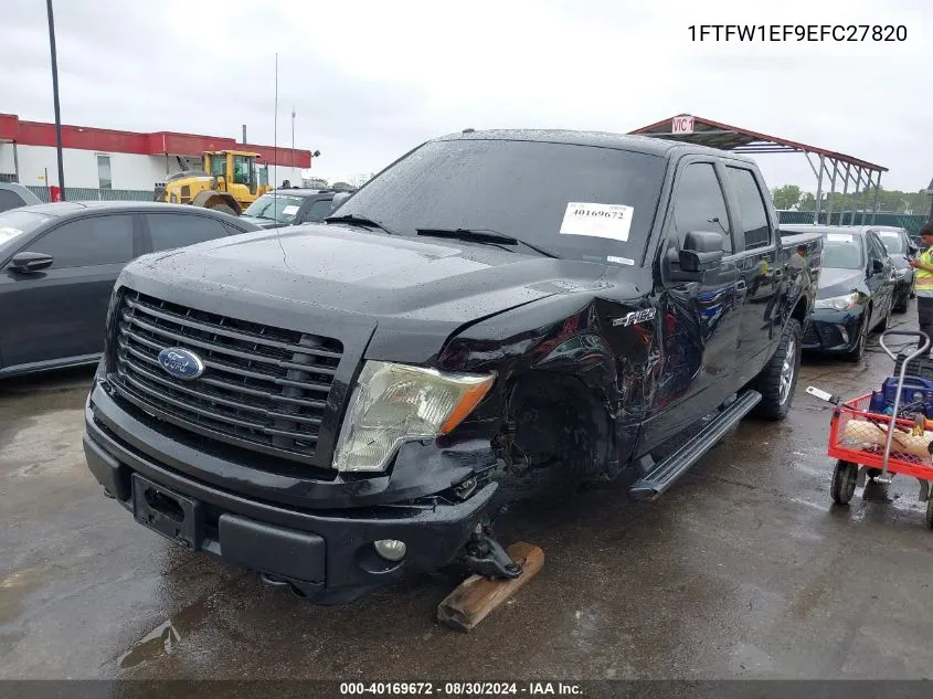 2014 Ford F-150 Stx VIN: 1FTFW1EF9EFC27820 Lot: 40169672