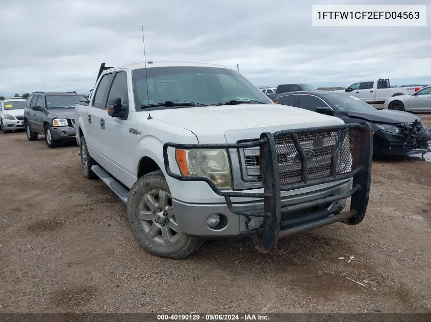 2014 Ford F-150 Xlt VIN: 1FTFW1CF2EFD04563 Lot: 40190129