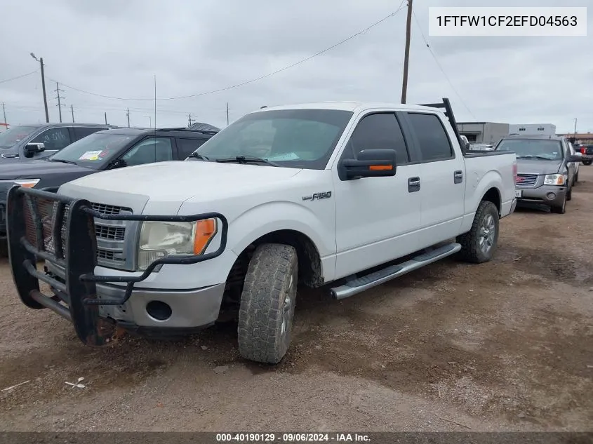 2014 Ford F-150 Xlt VIN: 1FTFW1CF2EFD04563 Lot: 40190129