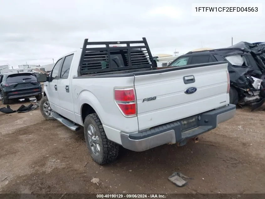 1FTFW1CF2EFD04563 2014 Ford F-150 Xlt