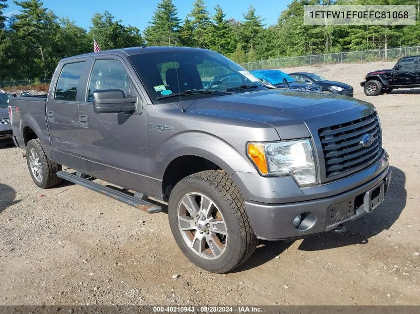 2014 Ford F-150 Stx VIN: 1FTFW1EF0EFC81068 Lot: 40210943