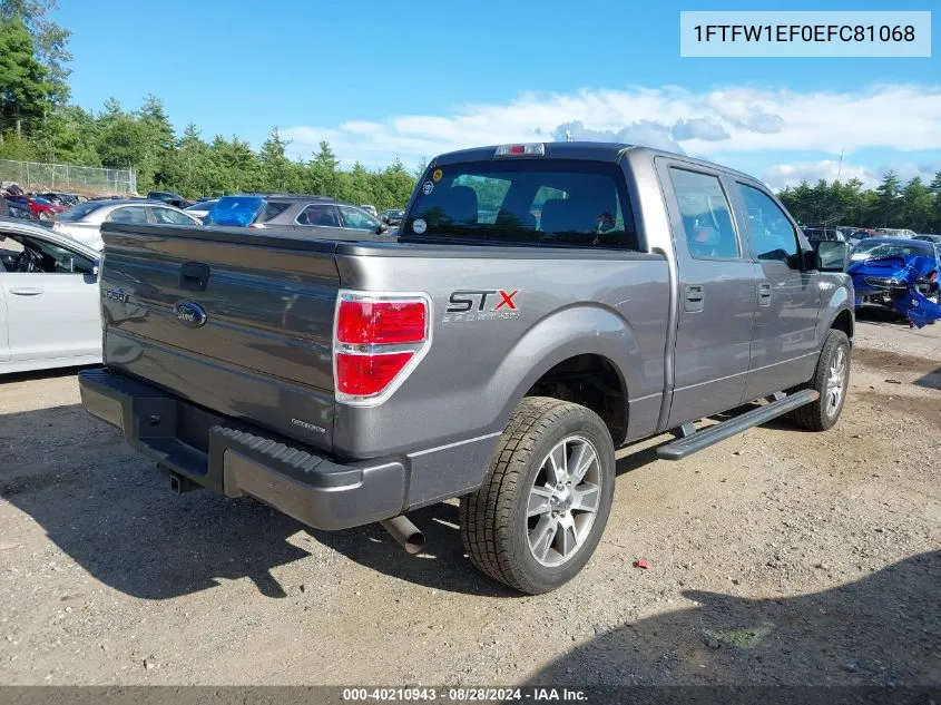 1FTFW1EF0EFC81068 2014 Ford F-150 Stx