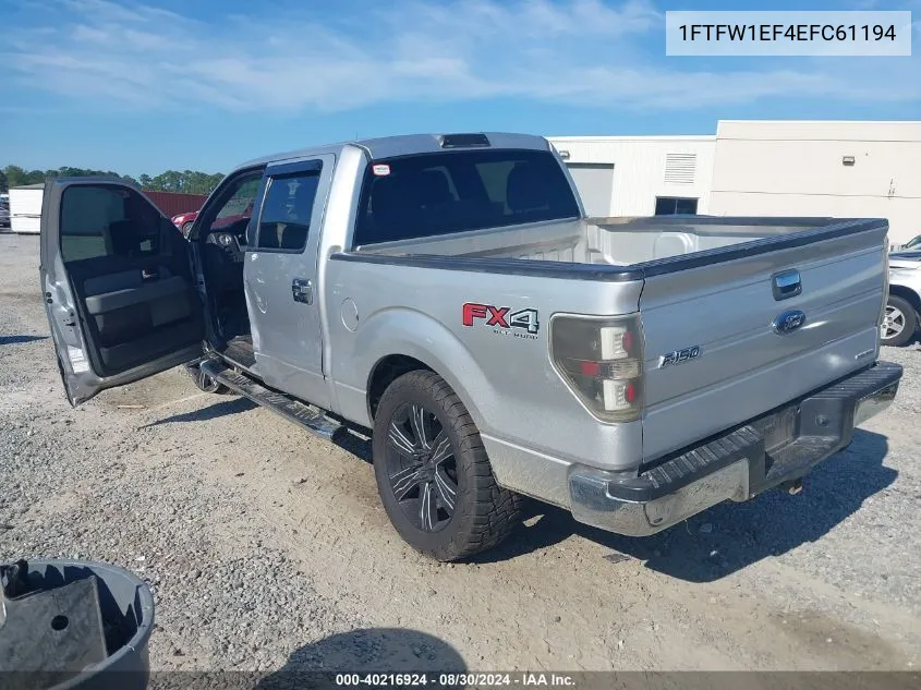 1FTFW1EF4EFC61194 2014 Ford F-150 Xlt