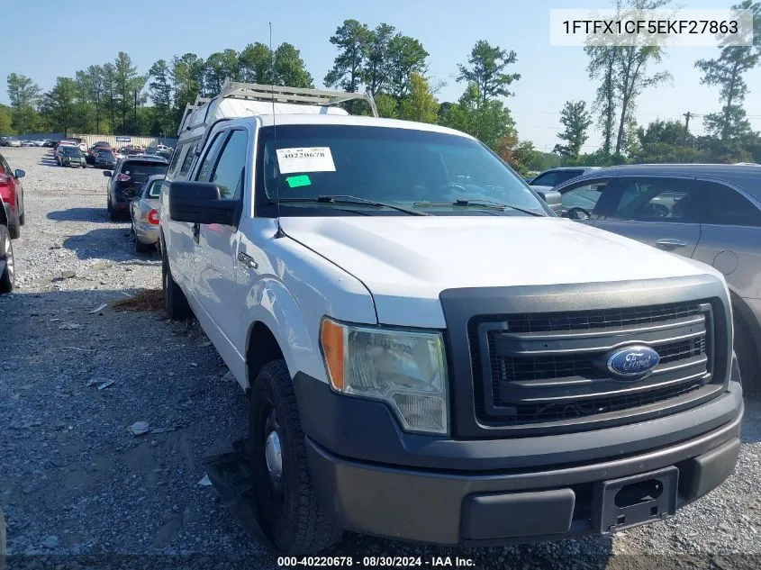 2014 Ford F-150 Xl VIN: 1FTFX1CF5EKF27863 Lot: 40220678