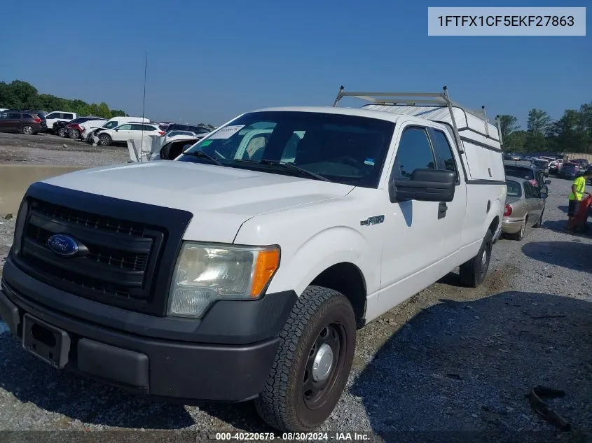 2014 Ford F-150 Xl VIN: 1FTFX1CF5EKF27863 Lot: 40220678