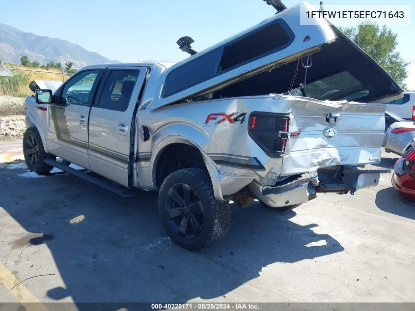 1FTFW1ET5EFC71643 2014 Ford F-150 Fx4