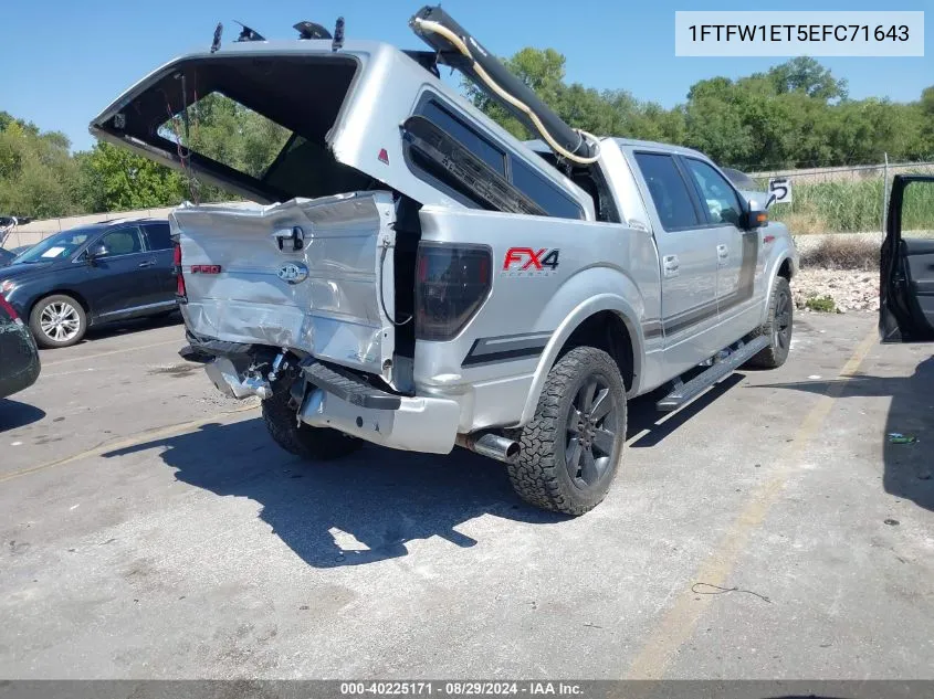 1FTFW1ET5EFC71643 2014 Ford F-150 Fx4