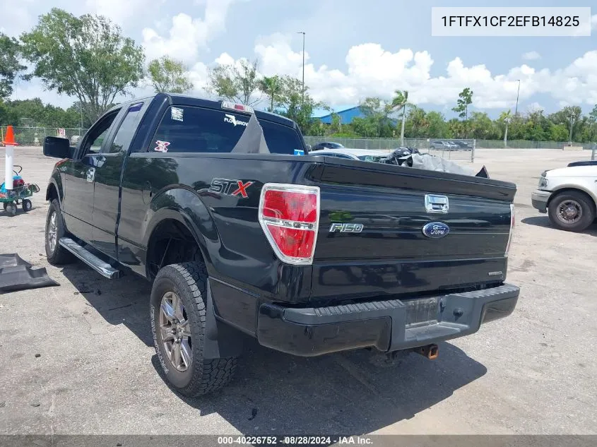 2014 Ford F-150 Stx VIN: 1FTFX1CF2EFB14825 Lot: 40226752