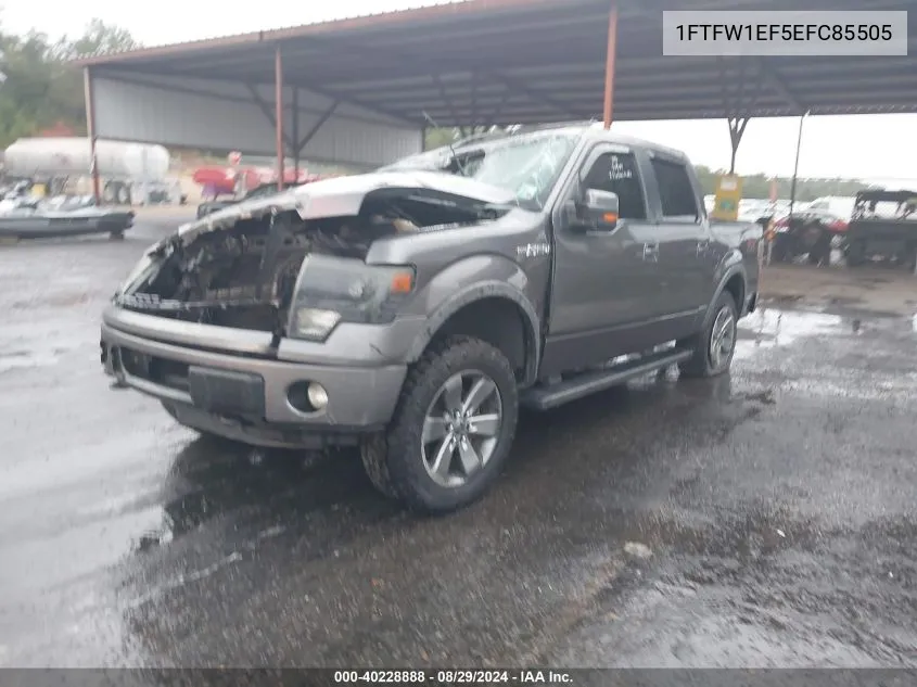 1FTFW1EF5EFC85505 2014 Ford F-150 Fx4