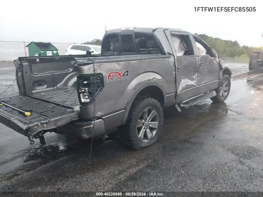 1FTFW1EF5EFC85505 2014 Ford F-150 Fx4