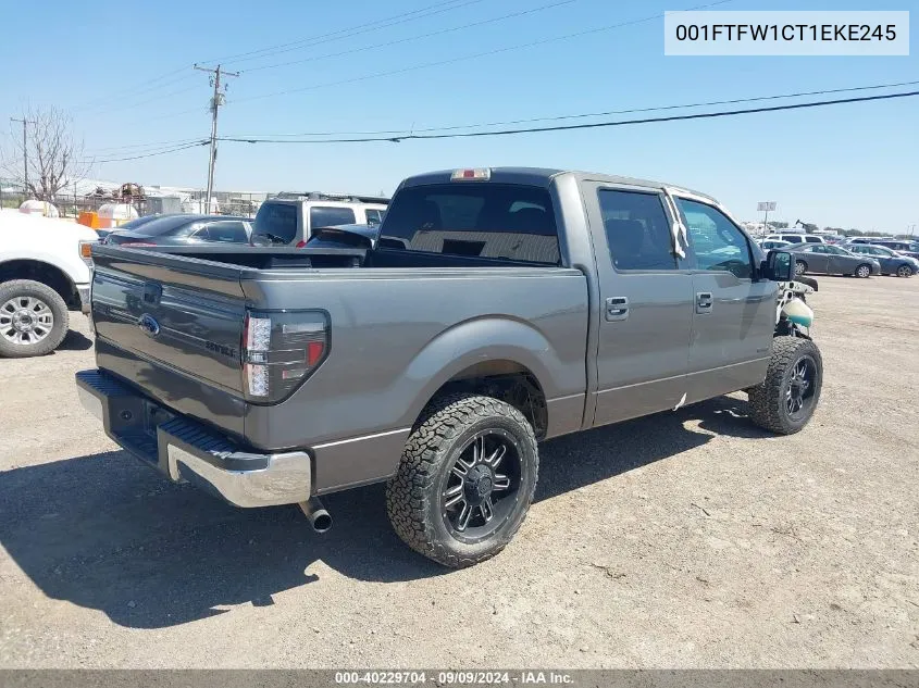 2014 Ford F-150 Xlt VIN: 001FTFW1CT1EKE245 Lot: 40229704