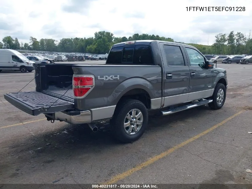 2014 Ford F-150 Xlt VIN: 1FTFW1ET5EFC91228 Lot: 40231817