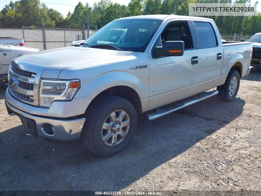 2014 Ford F-150 Xlt VIN: 1FTFW1ET3EKE29288 Lot: 40233729