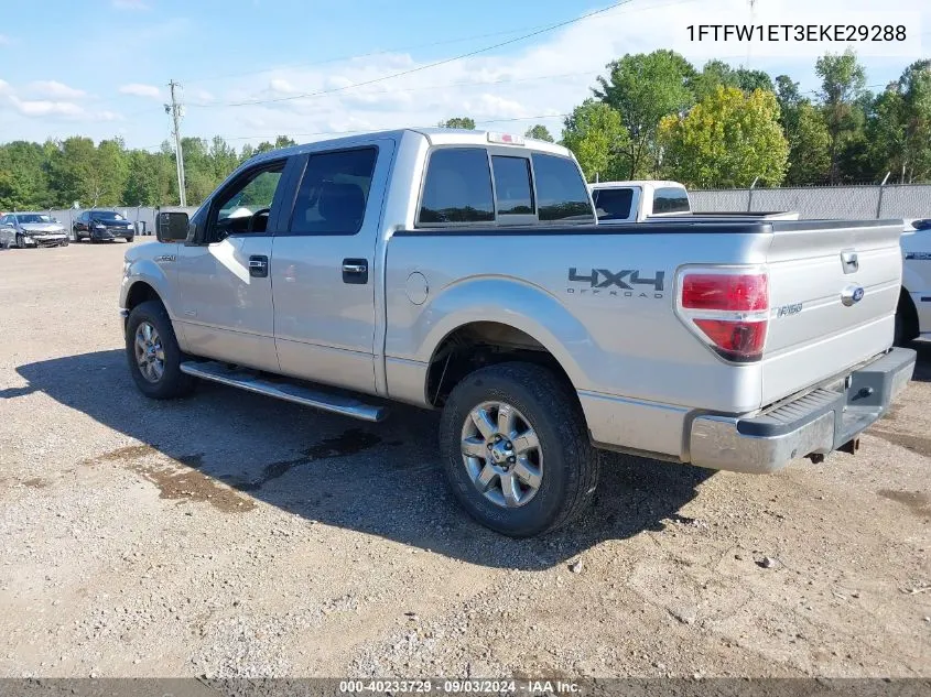 2014 Ford F-150 Xlt VIN: 1FTFW1ET3EKE29288 Lot: 40233729