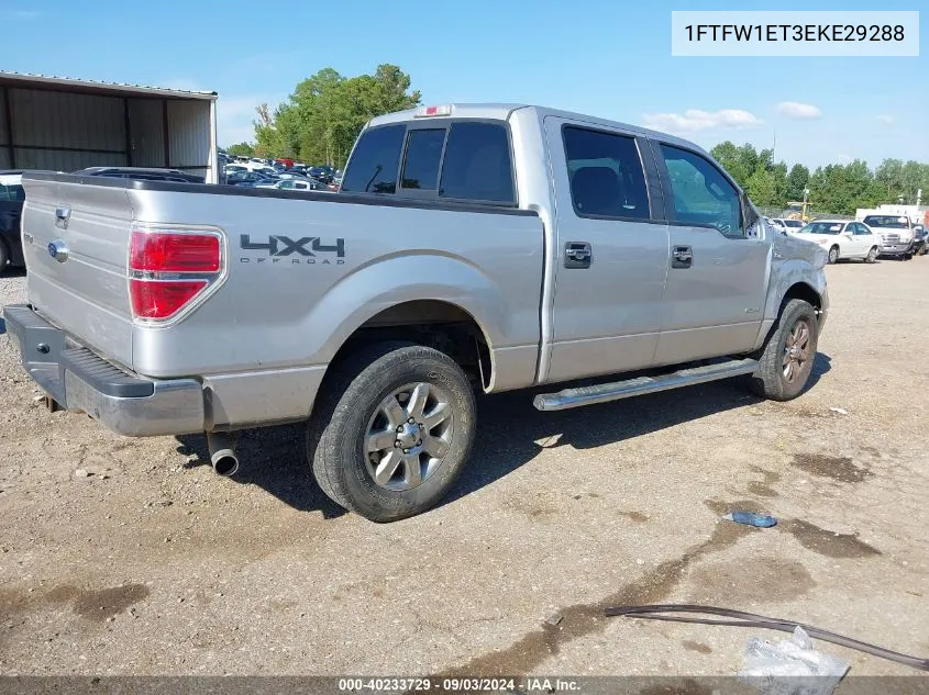 2014 Ford F-150 Xlt VIN: 1FTFW1ET3EKE29288 Lot: 40233729