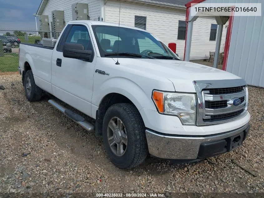 2014 Ford F-150 Xl VIN: 1FTNF1CF6EKD16640 Lot: 40235032