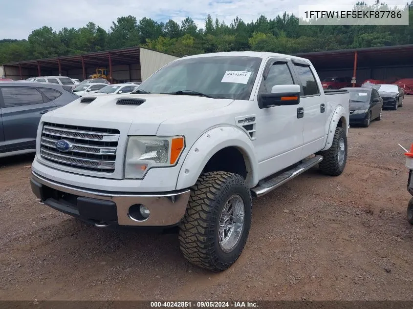 1FTFW1EF5EKF87786 2014 Ford F-150 Xlt