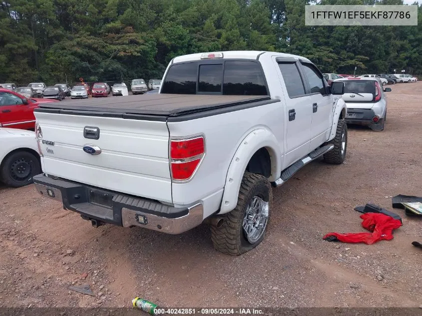 1FTFW1EF5EKF87786 2014 Ford F-150 Xlt