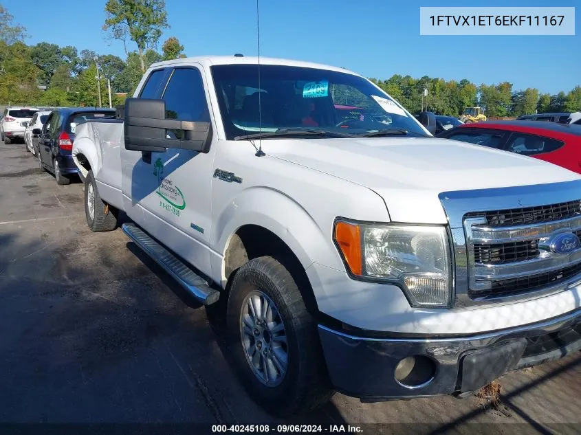 2014 Ford F-150 Super Cab VIN: 1FTVX1ET6EKF11167 Lot: 40245108