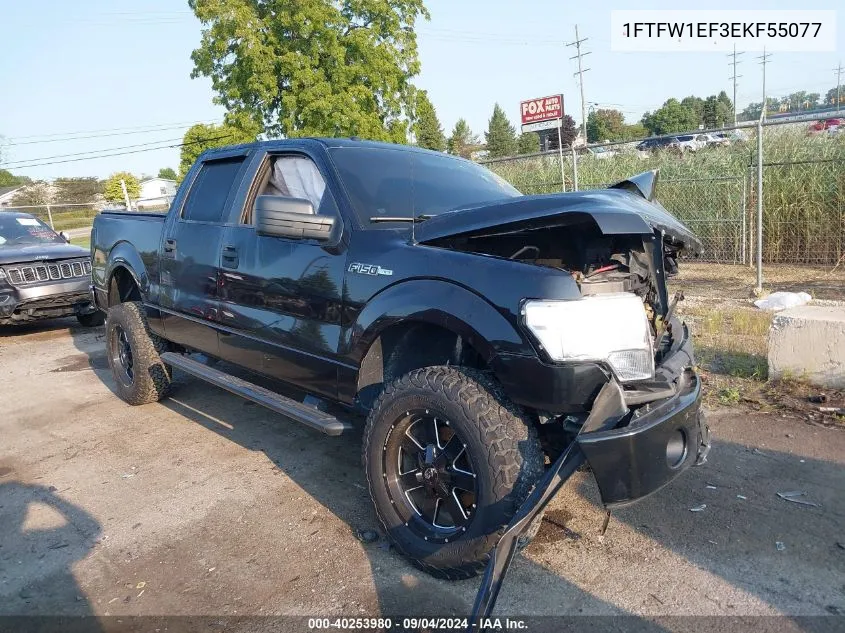 1FTFW1EF3EKF55077 2014 Ford F-150 Supercrew