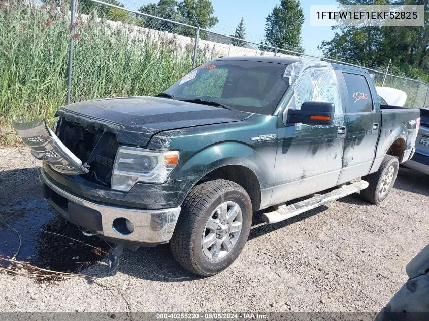 2014 Ford F150 Supercrew VIN: 1FTFW1EF1EKF52825 Lot: 40255220