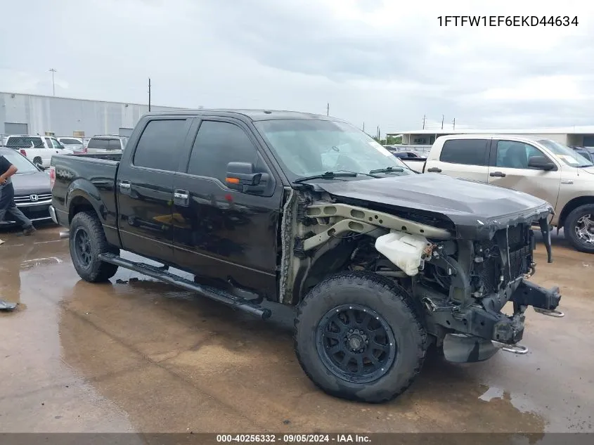 1FTFW1EF6EKD44634 2014 Ford F-150 Xlt