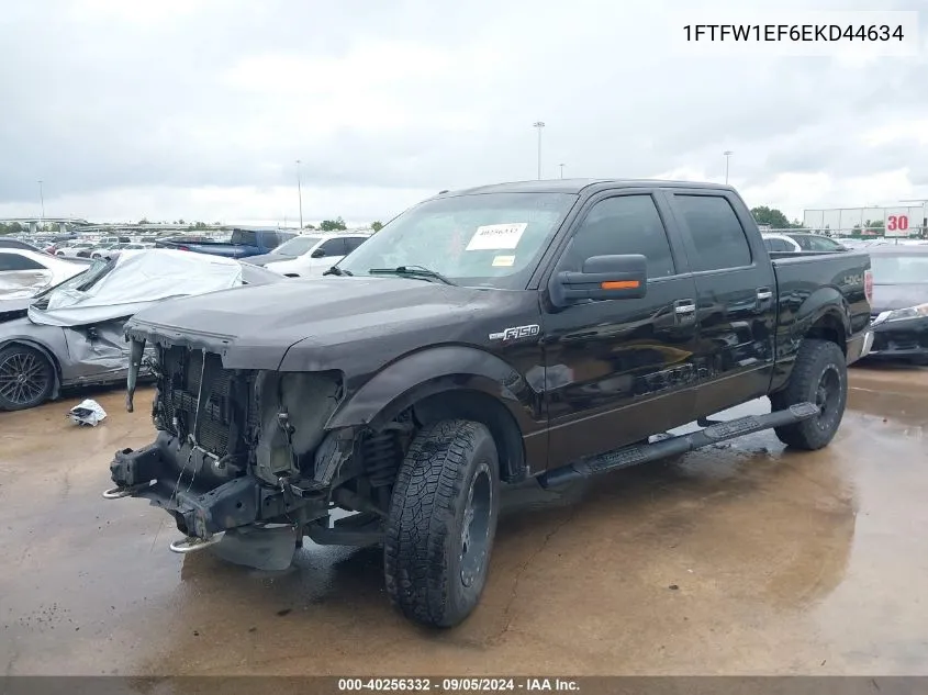 1FTFW1EF6EKD44634 2014 Ford F-150 Xlt