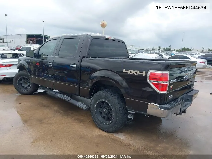 1FTFW1EF6EKD44634 2014 Ford F-150 Xlt