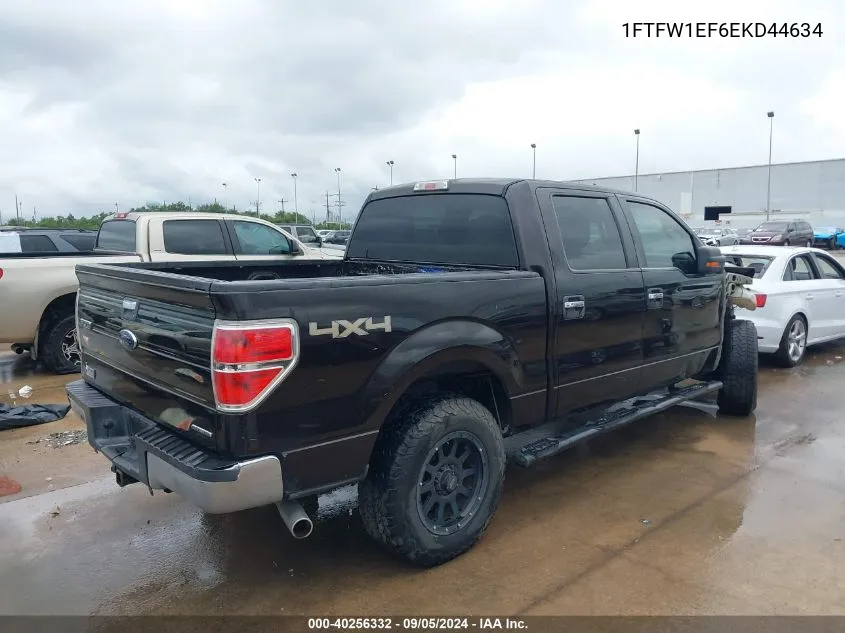 1FTFW1EF6EKD44634 2014 Ford F-150 Xlt