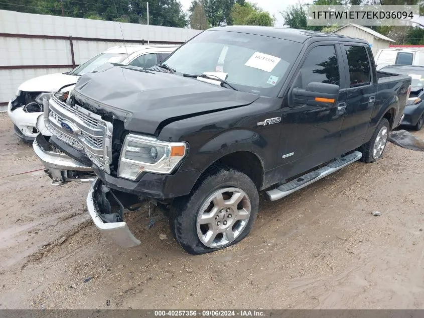 2014 Ford F-150 Xlt VIN: 1FTFW1ET7EKD36094 Lot: 40257356