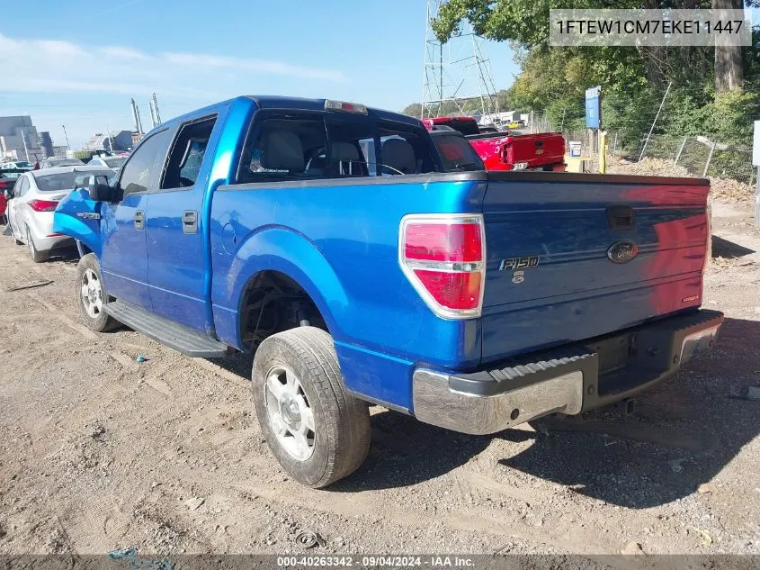 2014 Ford F-150 Xlt VIN: 1FTEW1CM7EKE11447 Lot: 40263342