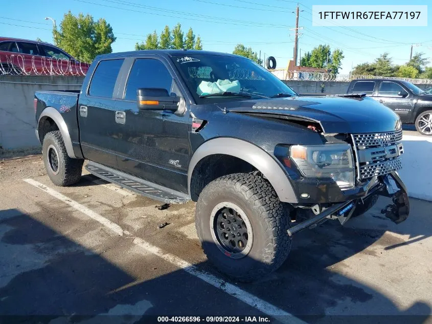 2014 Ford F-150 Svt Raptor VIN: 1FTFW1R67EFA77197 Lot: 40266596