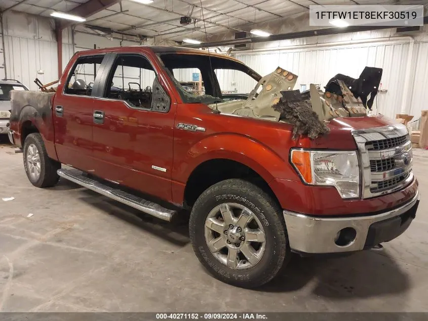 2014 Ford F-150 Xlt VIN: 1FTFW1ET8EKF30519 Lot: 40271152