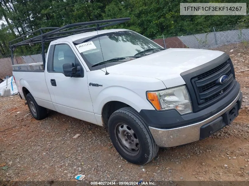 1FTNF1CF3EKF14267 2014 Ford F-150 Xl