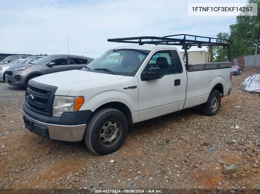 1FTNF1CF3EKF14267 2014 Ford F-150 Xl