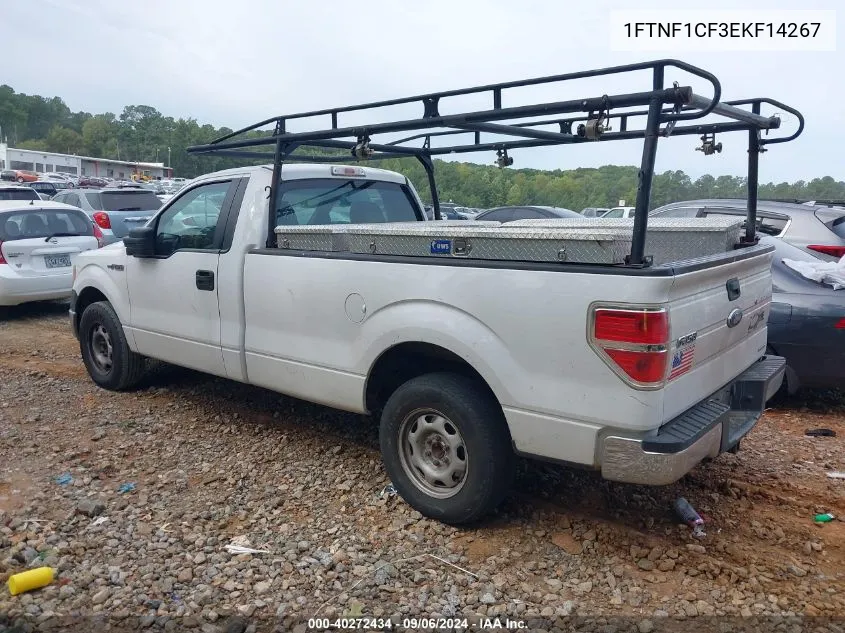 1FTNF1CF3EKF14267 2014 Ford F-150 Xl