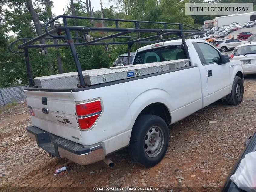 1FTNF1CF3EKF14267 2014 Ford F-150 Xl